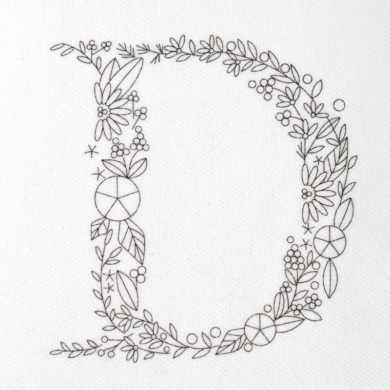 Large Alphabet Letter Stick and Stitch