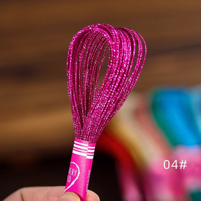 Glossy Metallic Embroidery Thread