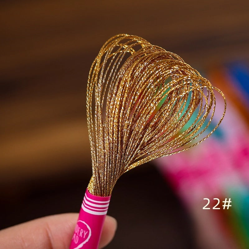 Glossy Metallic Embroidery Thread