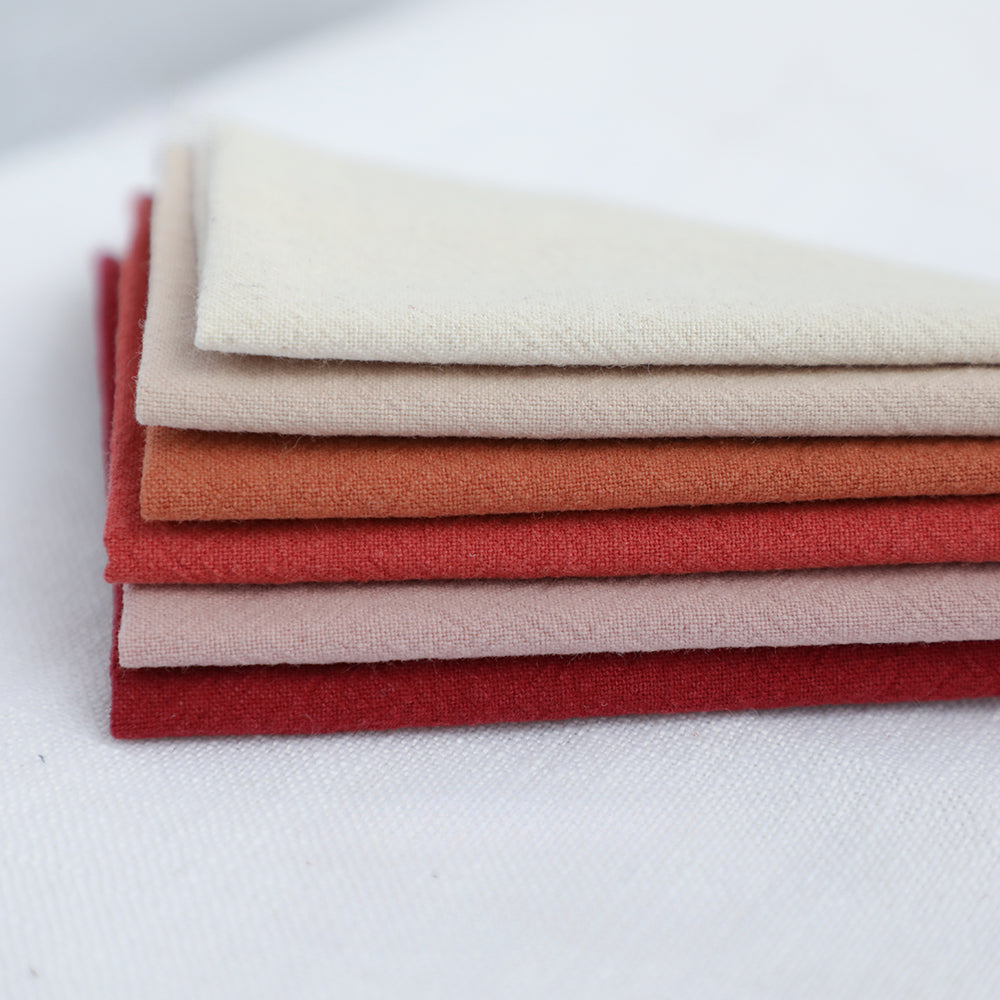 Sashiko Embroidery Fabric Squares (Pack of 6)