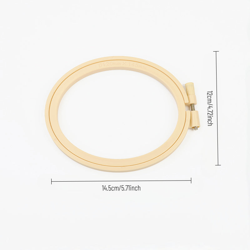 Oval Plastic Embroidery Hoop