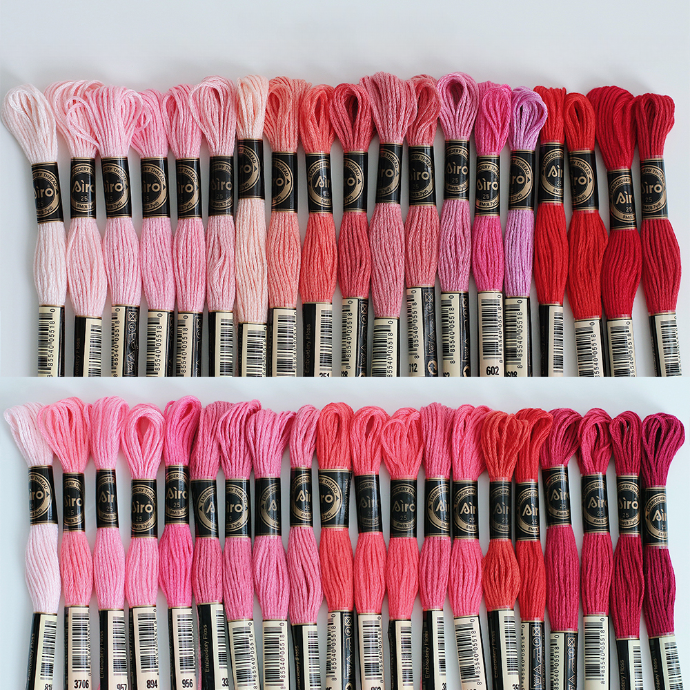 40-Color Embroidery Floss Set
