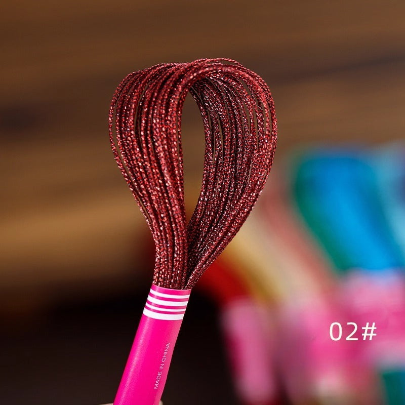 Glossy Metallic Embroidery Thread
