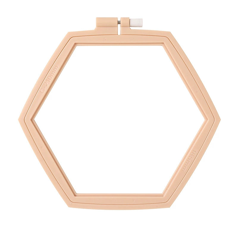 Hexagon Plastic Embroidery Hoop