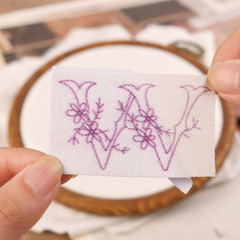 26 Small Stitch and Stick Alphabet Letters
