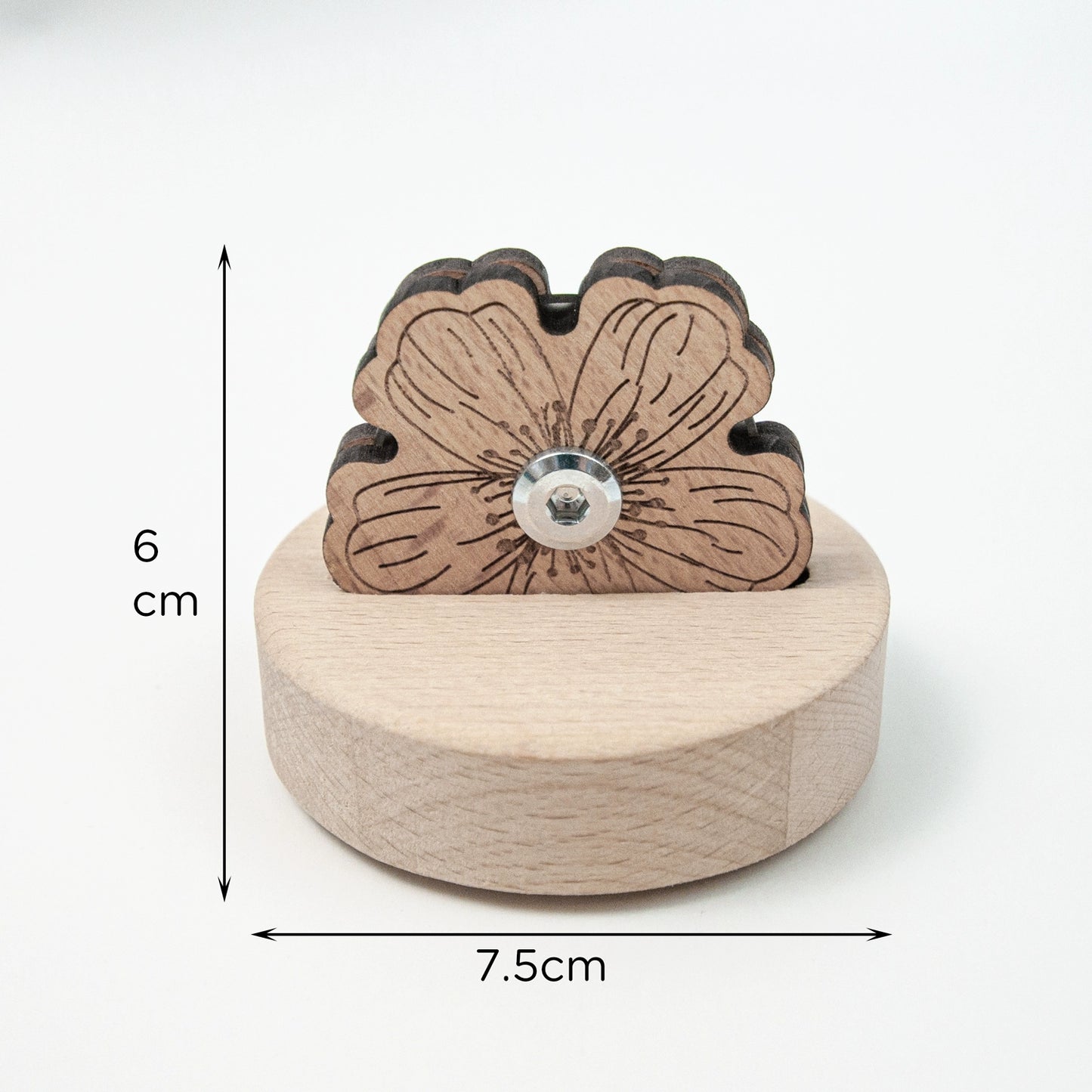 Flower Wooden Thread Cutter
