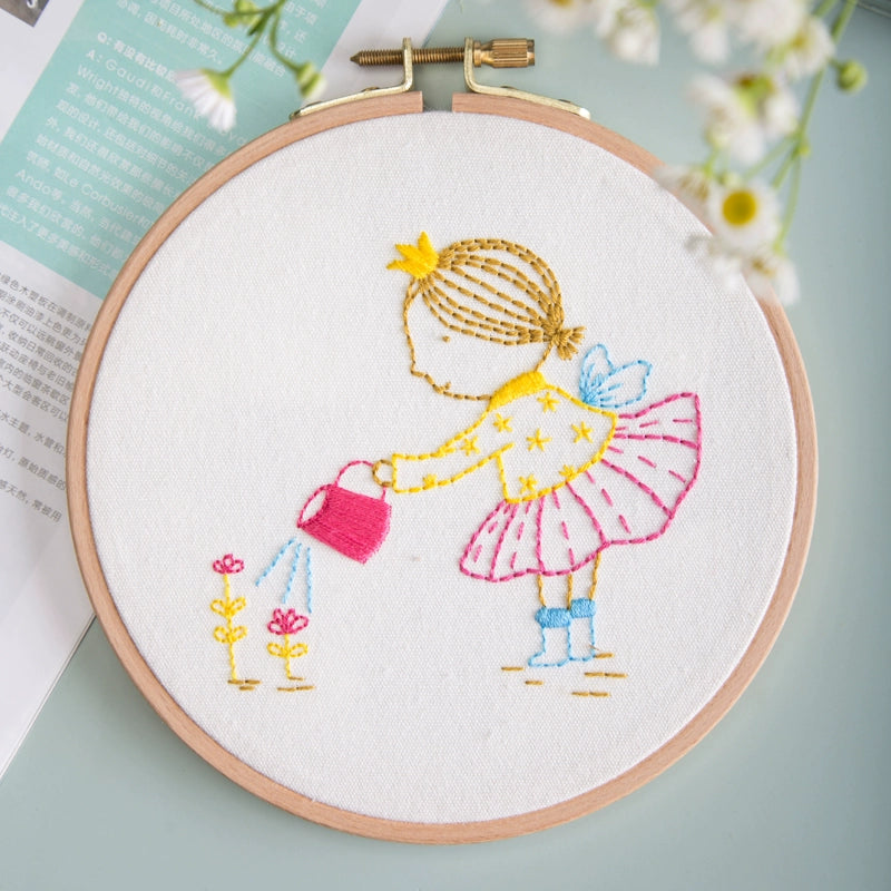 Little Gardener Embroidery Kit for Kids