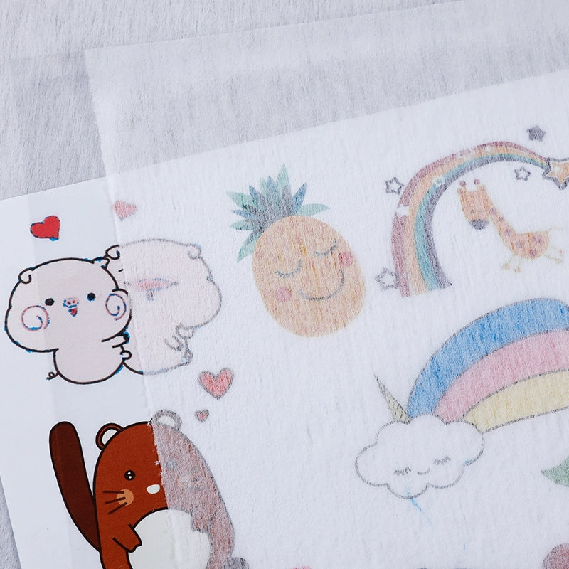 24pcs Embroidery Pattern Tracing Paper