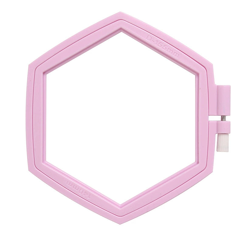 Hexagon Plastic Embroidery Hoop