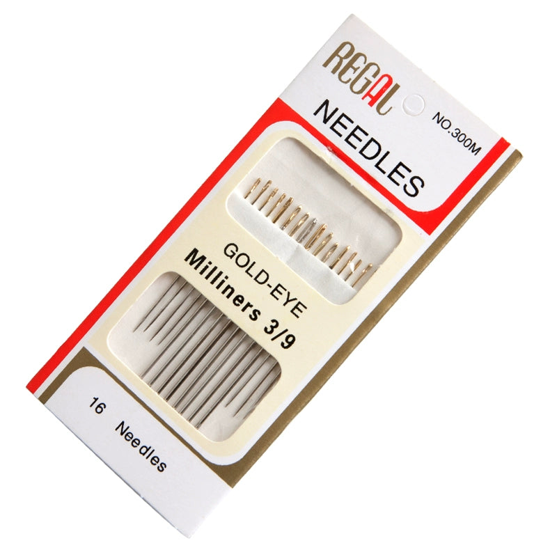 Gold Eye Embroidery Needles (16-Pack)