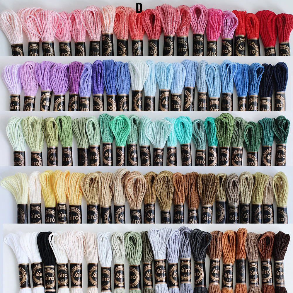 100-Color Embroidery Floss Set