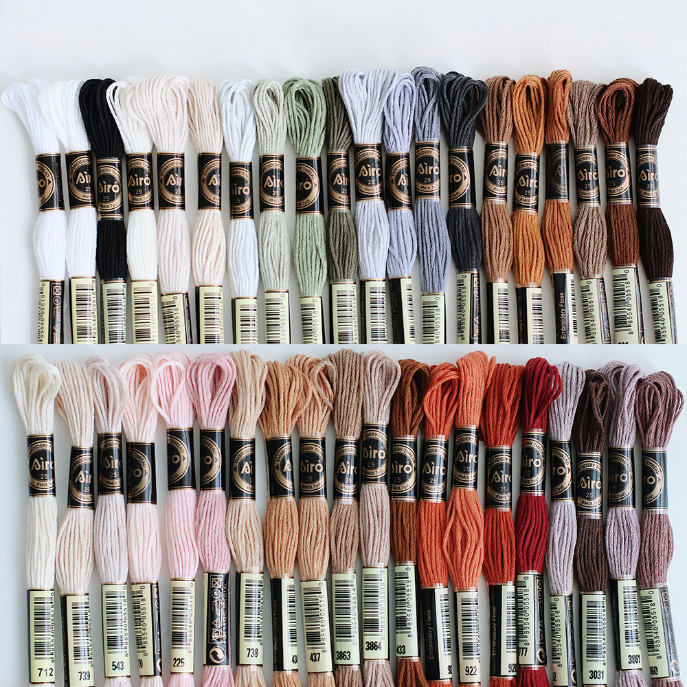 40-Color Embroidery Floss Set