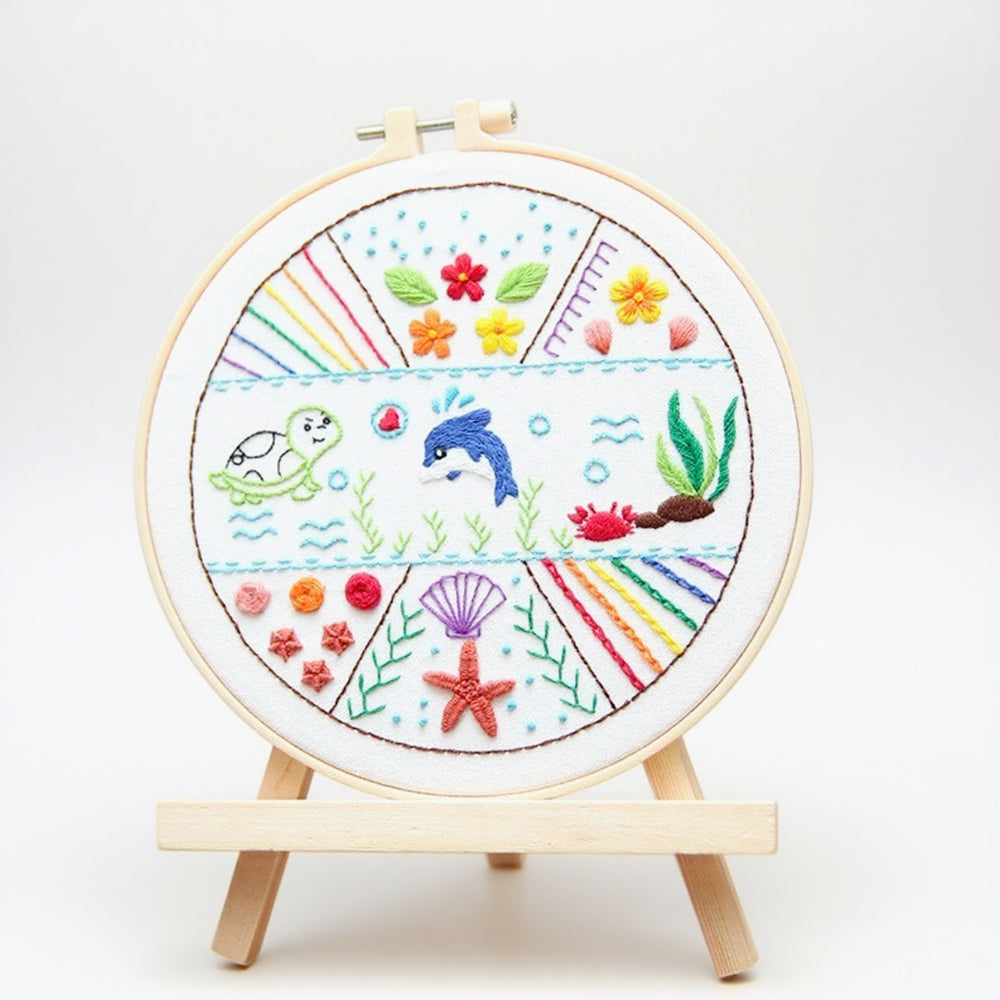 Embroidery Basic Stitch Practice Kit (3-Pack)