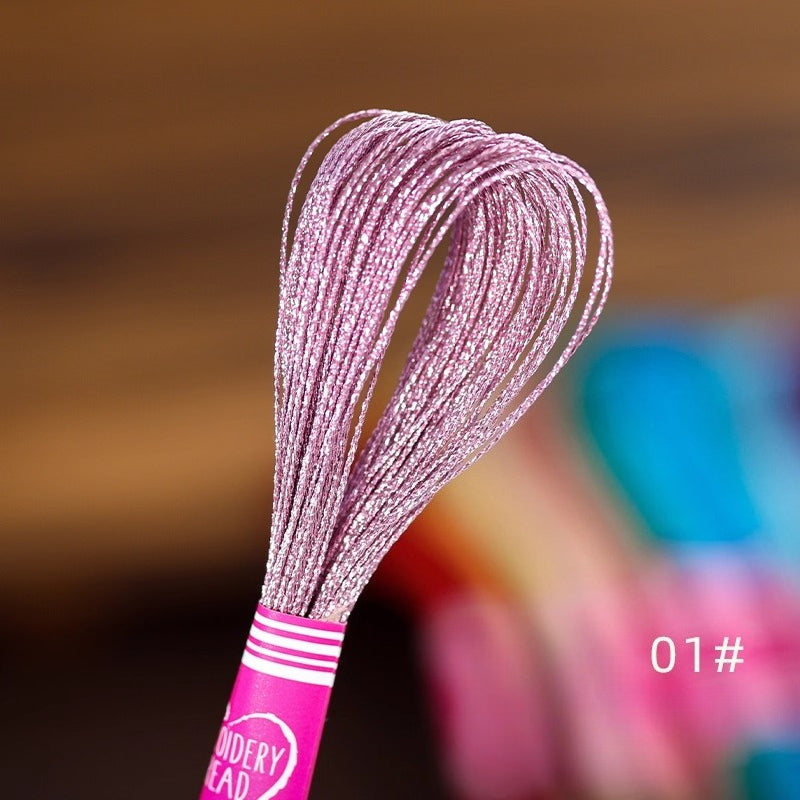 Glossy Metallic Embroidery Thread