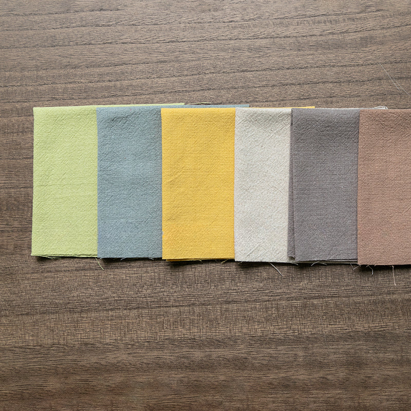 Sashiko Embroidery Fabric Squares (Pack of 6)