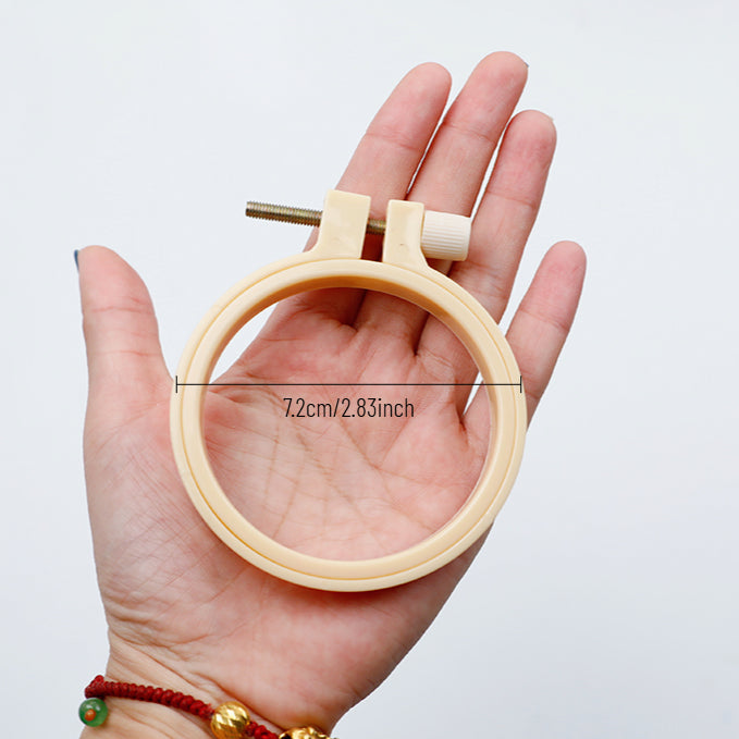 Round Plastic Embroidery Hoop