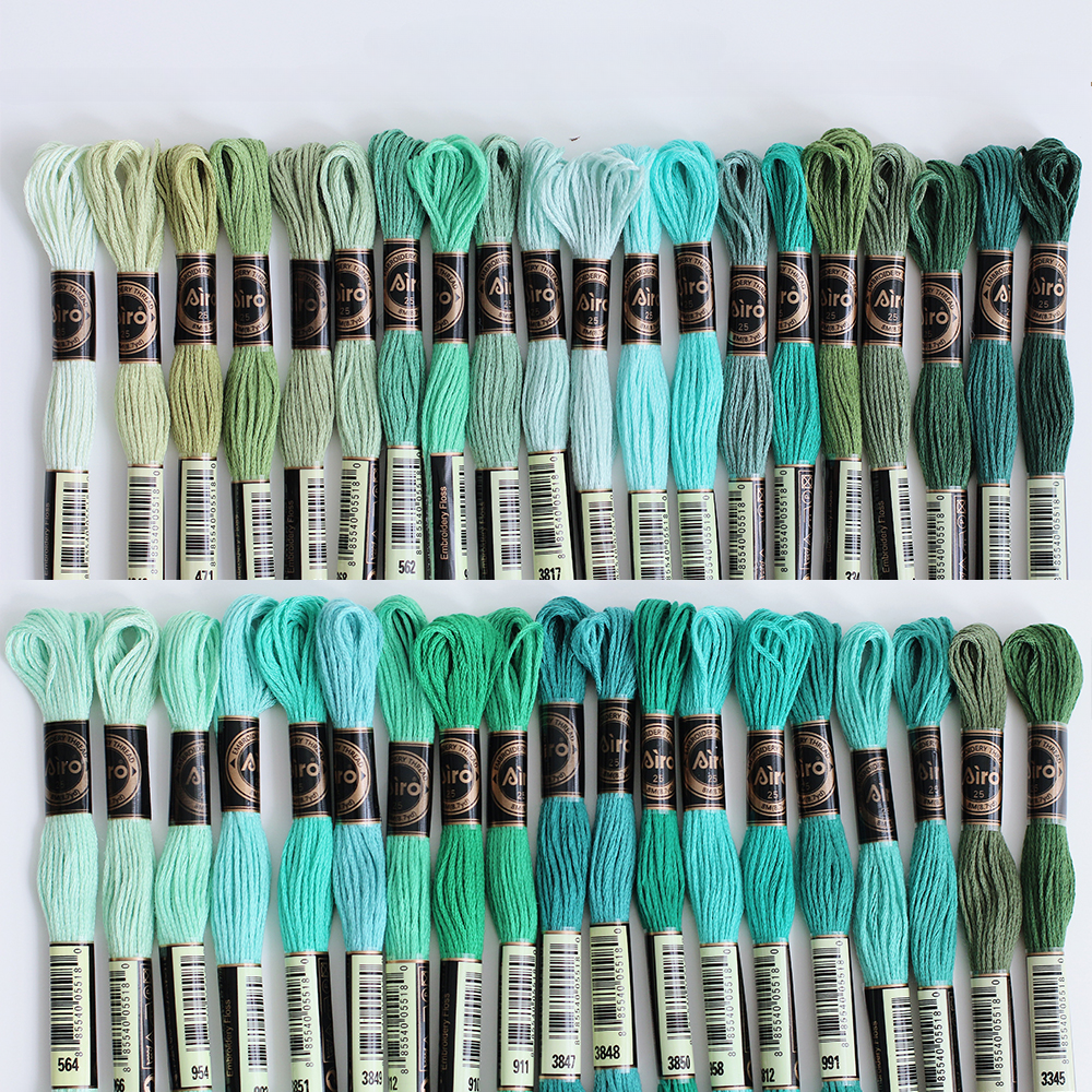 40-Color Embroidery Floss Set