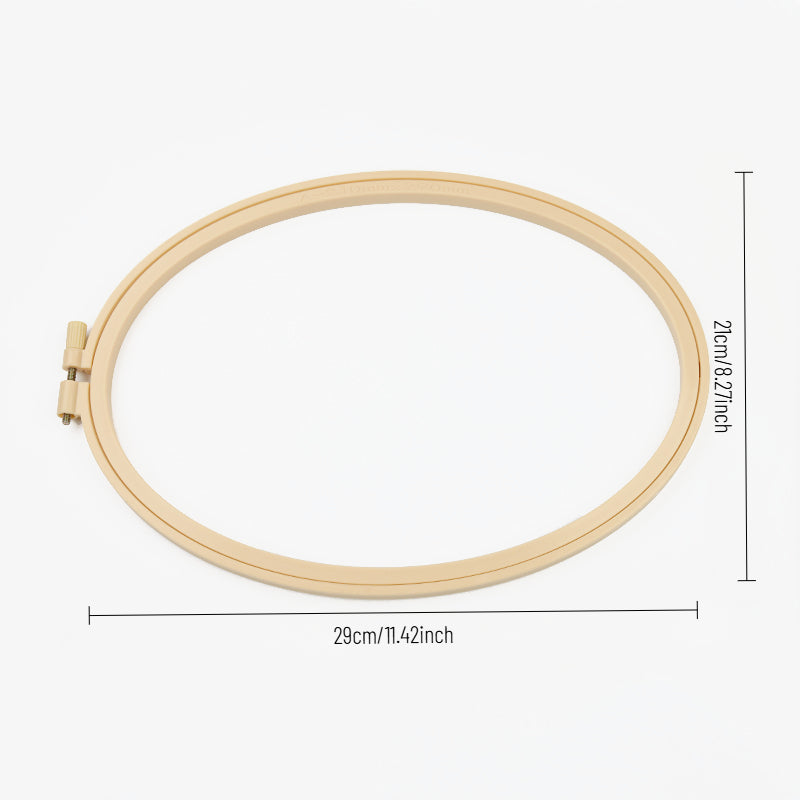 Oval Plastic Embroidery Hoop