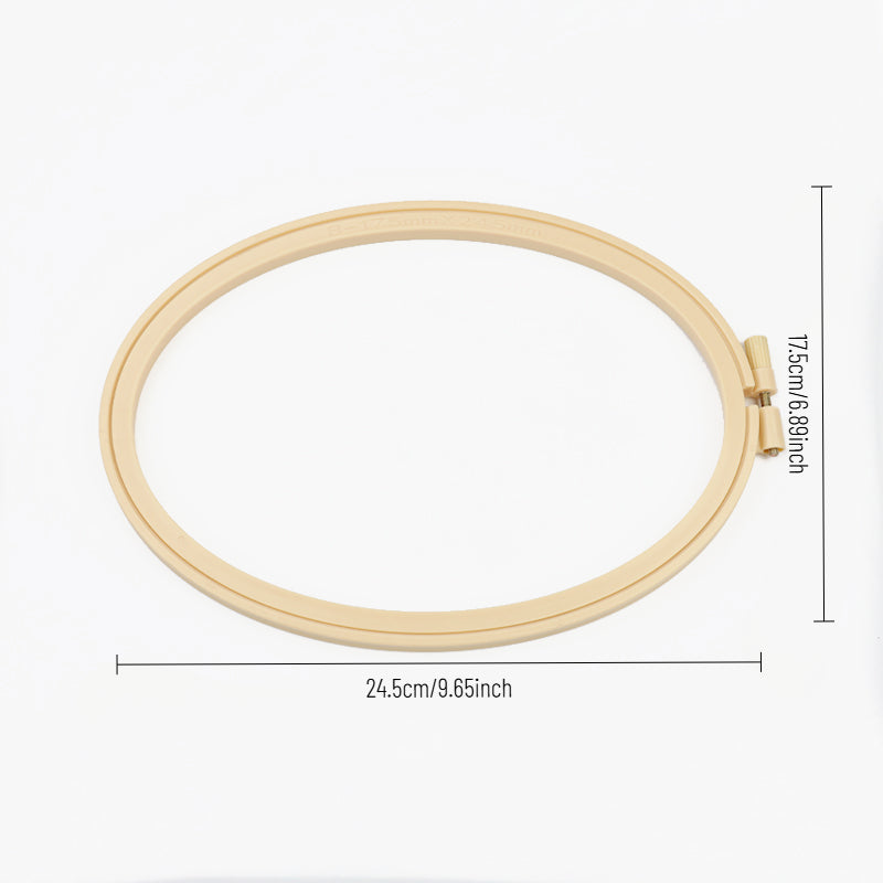 Oval Plastic Embroidery Hoop