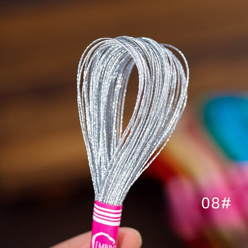 Glossy Metallic Embroidery Thread