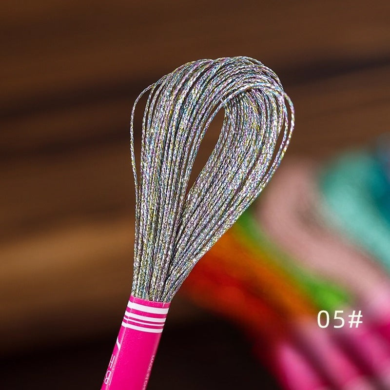 Glossy Metallic Embroidery Thread