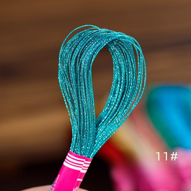 Glossy Metallic Embroidery Thread