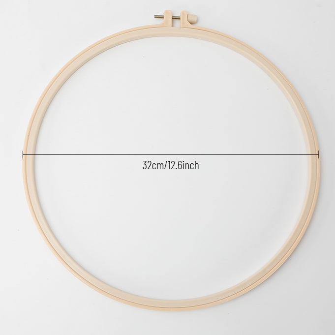 Round Plastic Embroidery Hoop