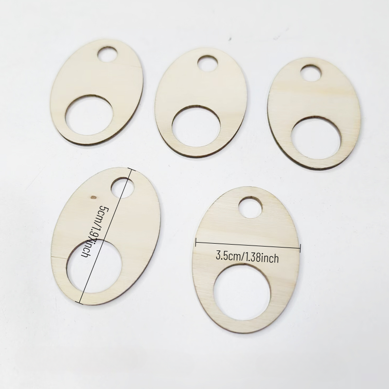 50Pcs Wood Floss Organizer Thread Drops
