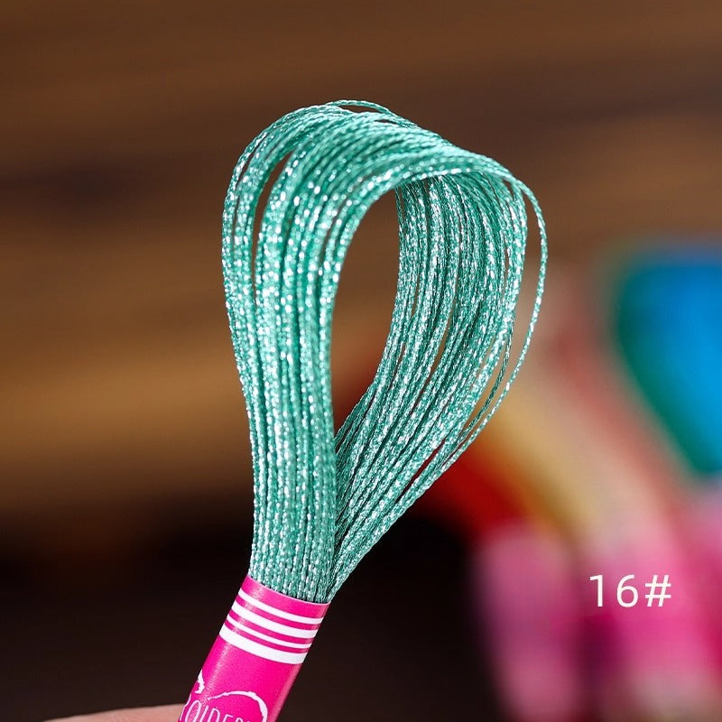 Glossy Metallic Embroidery Thread