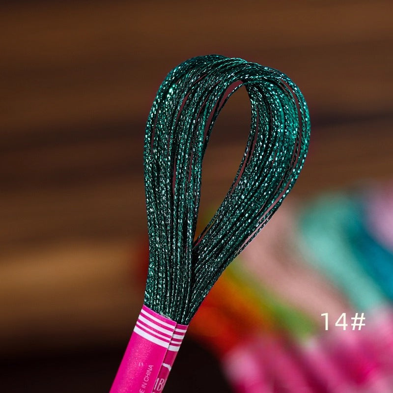 Glossy Metallic Embroidery Thread