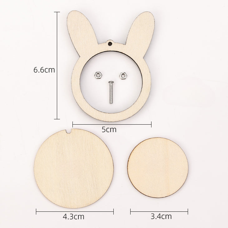 Miniature Wooden Embroidery Hoops