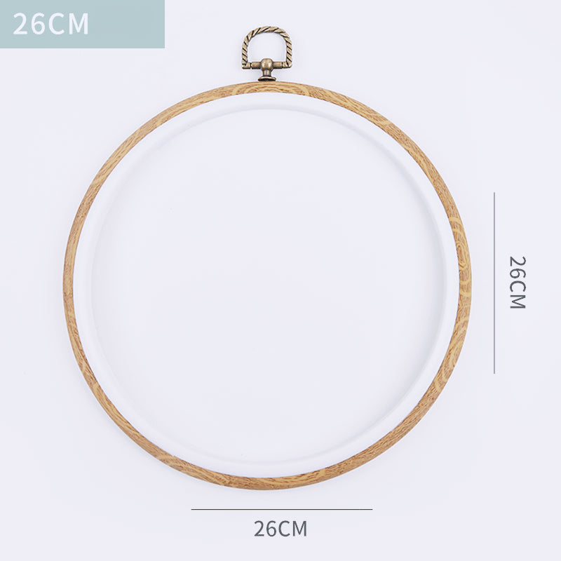 Vintage Round Embroidery Display Frame