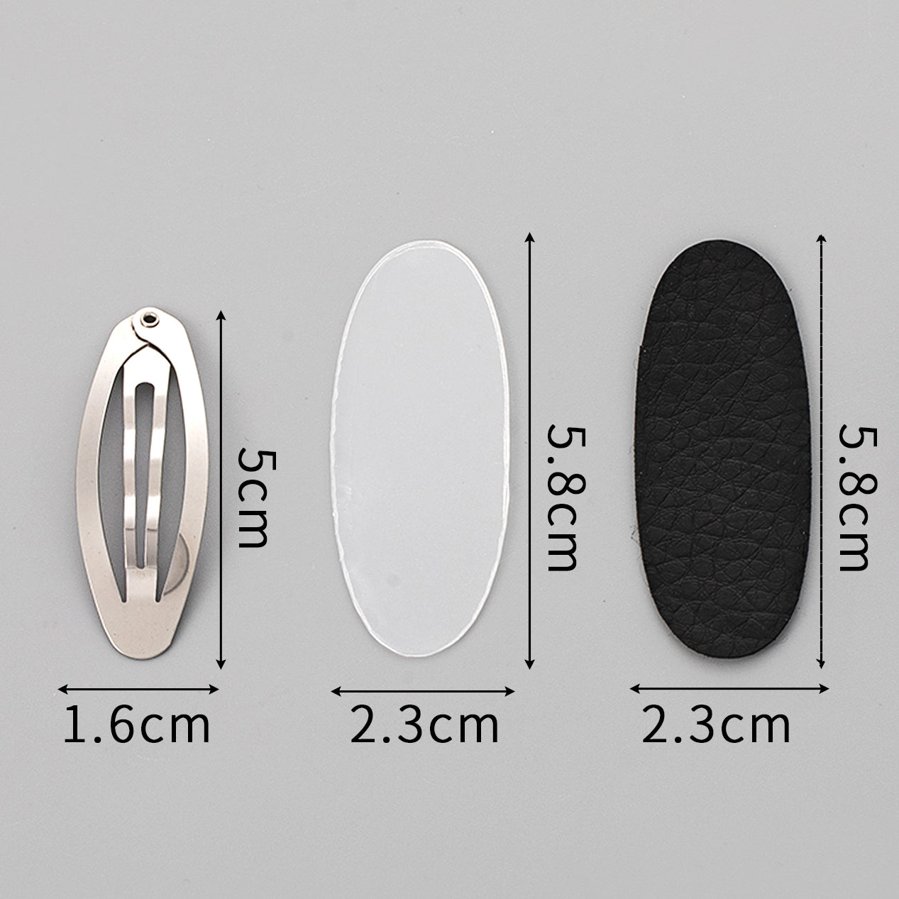 Embroidered Hair Clip DIY Kit (Pack of 10)