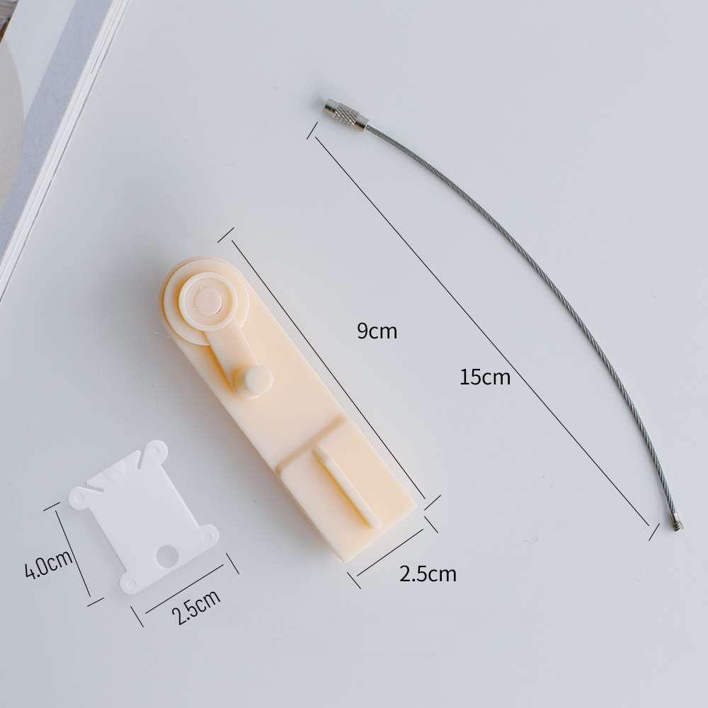 100pcs Floss Bobbins with Bobbin Winder