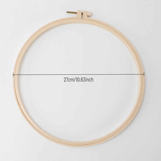 Round Plastic Embroidery Hoop