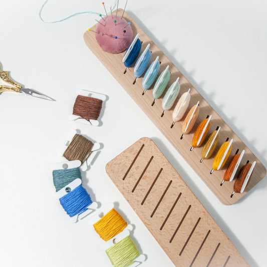 Beechwood Embroidery Thread Organizer