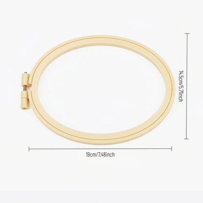 Oval Plastic Embroidery Hoop