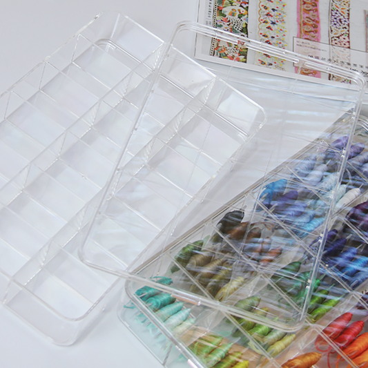 Acrylic Embroidery Thread Storage Box