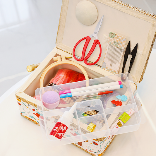 Embroidery Tools Basket for Beginners