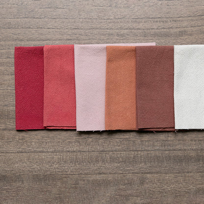 Sashiko Embroidery Fabric Squares (Pack of 6)
