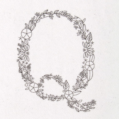 Large Alphabet Letter Stick and Stitch
