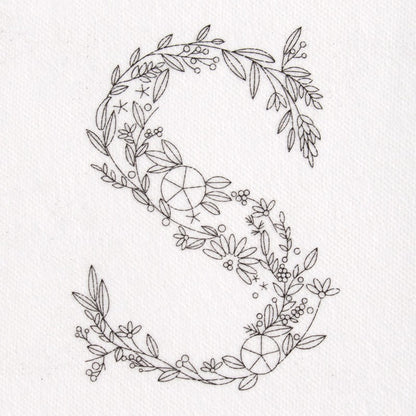 Large Alphabet Letter Stick and Stitch