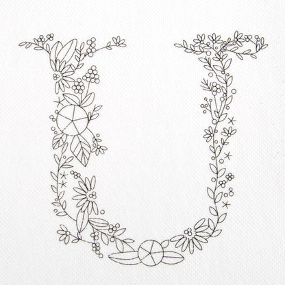 Large Alphabet Letter Stick and Stitch