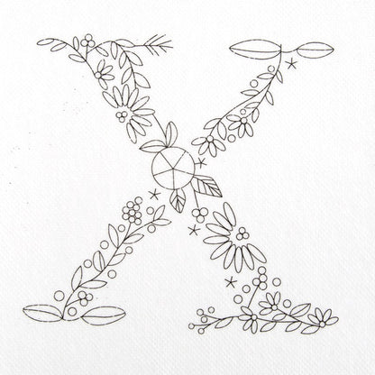 Large Alphabet Letter Stick and Stitch