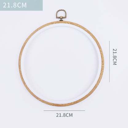 Vintage Round Embroidery Display Frame