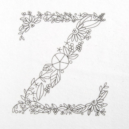 Large Alphabet Letter Stick and Stitch