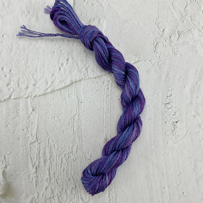 Blue-Purple Gradient Embroidery Thread