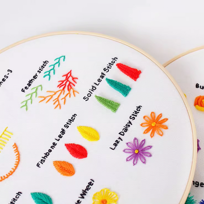 Basic Stitches Embroidery Sampler Kit (4-Pack)