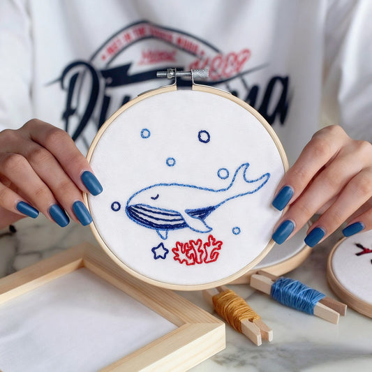 Whale Whisperer Kids Embroidery