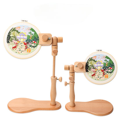 Wooden Embroidery Hoop Holder